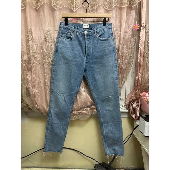 Agolde Nico Slim Straight Leg Jeans Size 28 AD093D-1255 - Picture 12 of 12